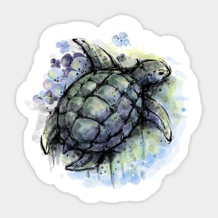 Turtle Ink Sticker